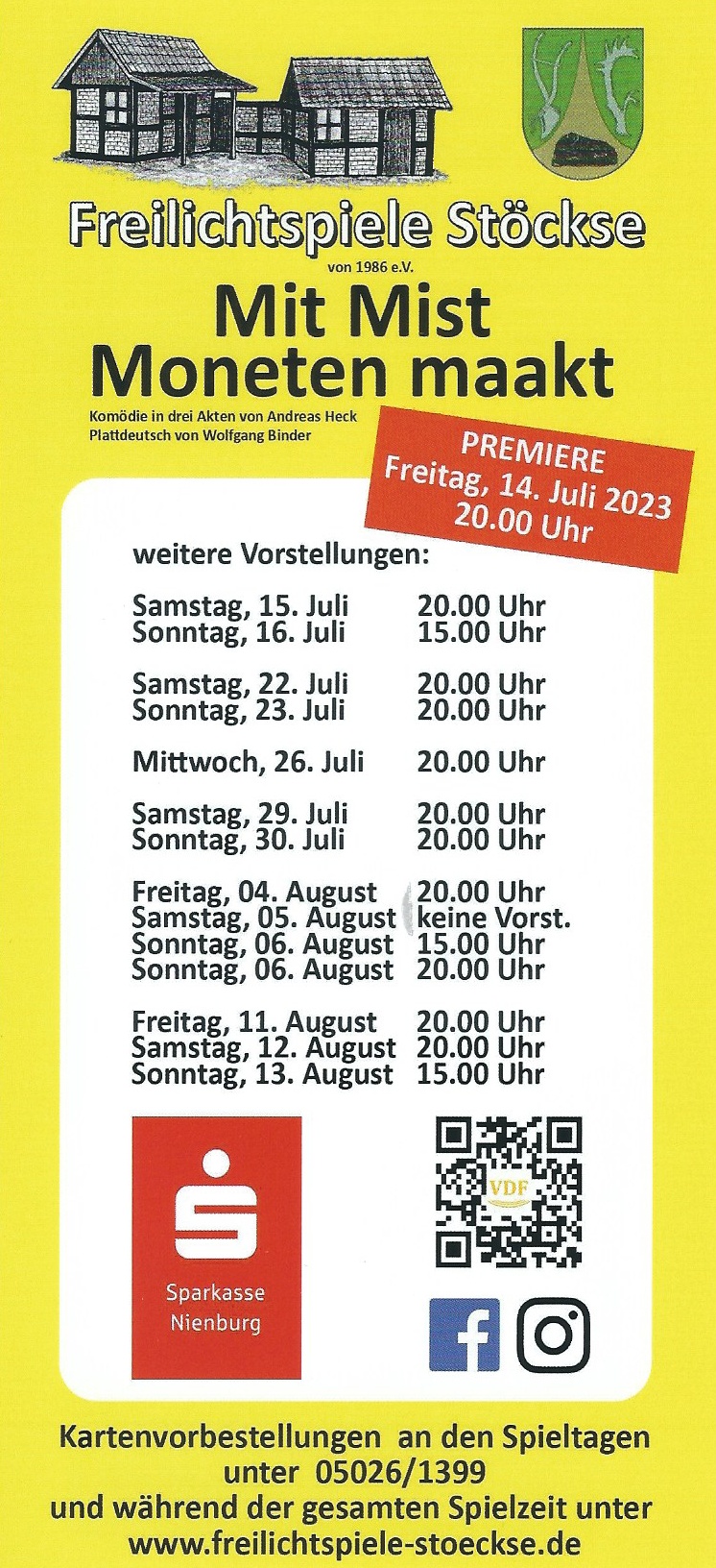 Freilichtspiele Termine2023